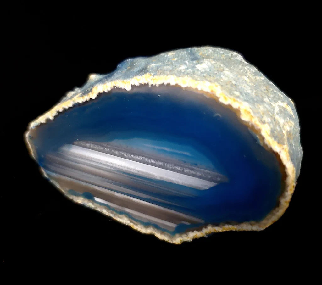 Agate 1/2 cut Polished Face (Case)