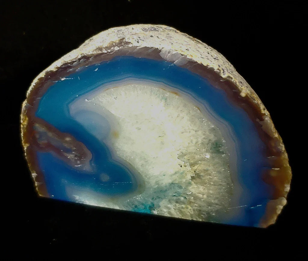 Agate Cut Base, Polished Face (Case)