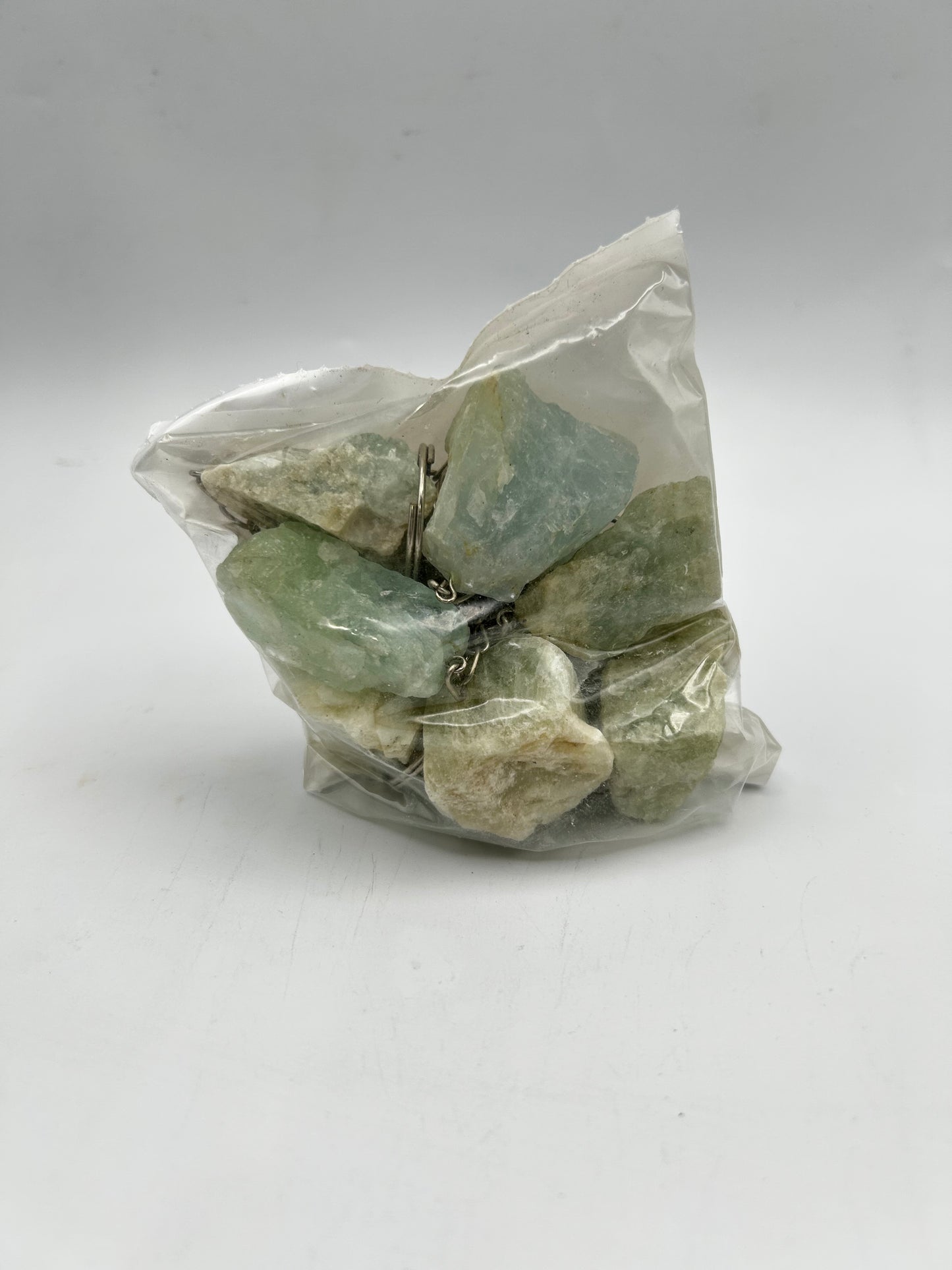 Aquamarine Keychains (10pc) Brazil