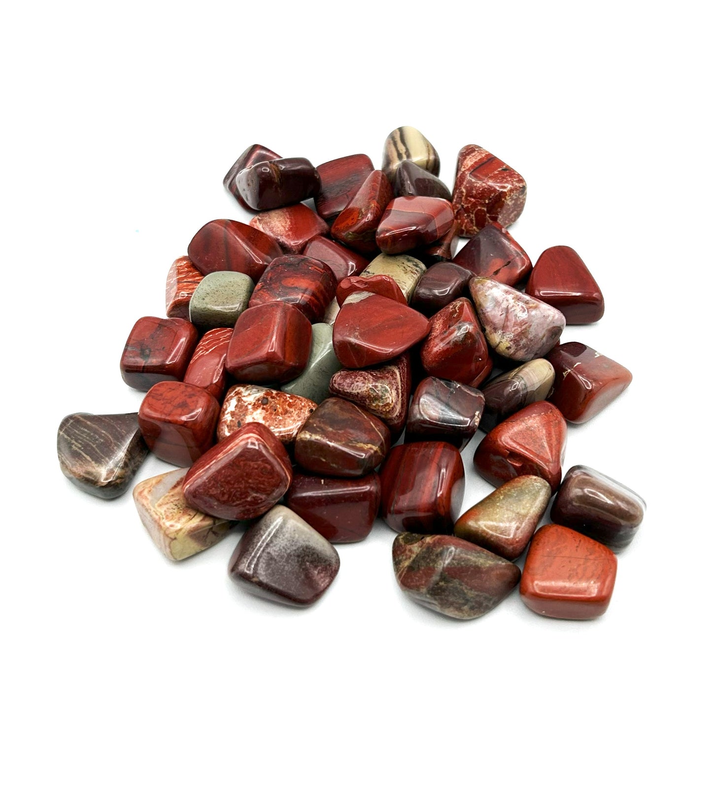 Poppy Jasper 1lb Tumbled Bag