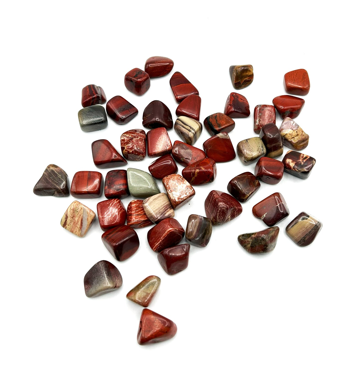 Poppy Jasper 1lb Tumbled Bag
