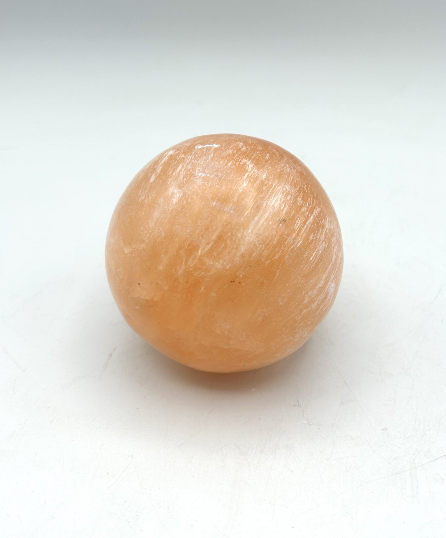 7-8 cm Peach Selenite Spheres (Case)