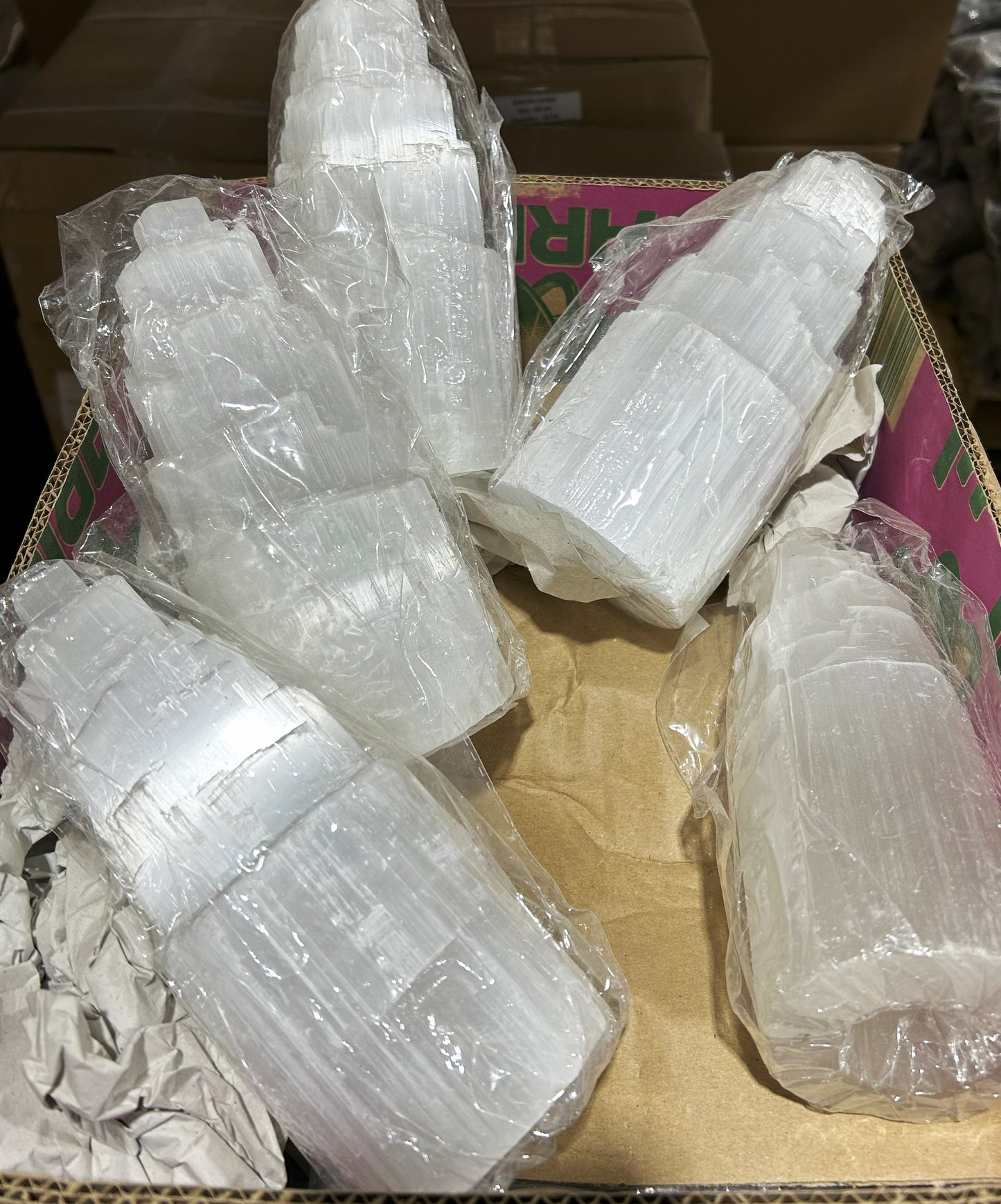20cm Selenite Lamp (10pc Case)