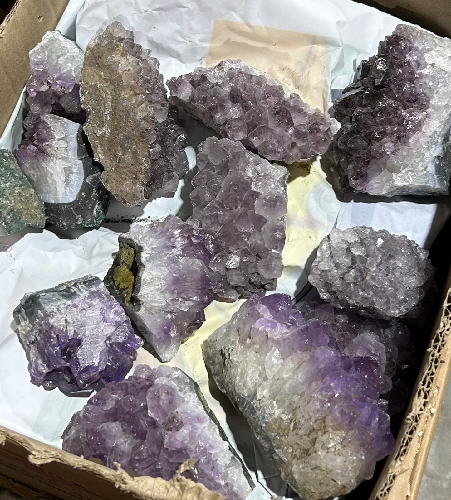 A-Grade Amethyst Clusters (Case)