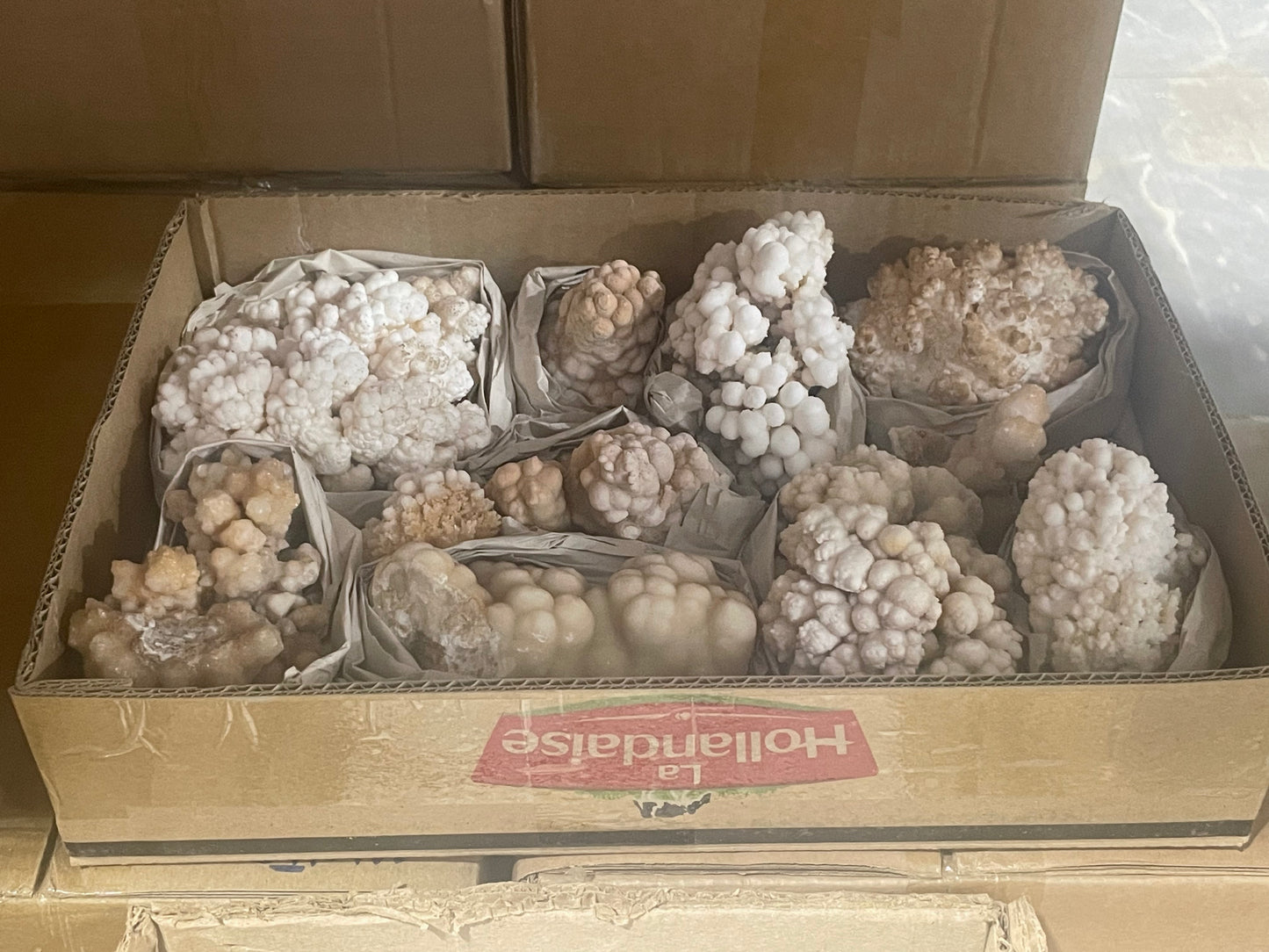 White Aragonite (Flat)