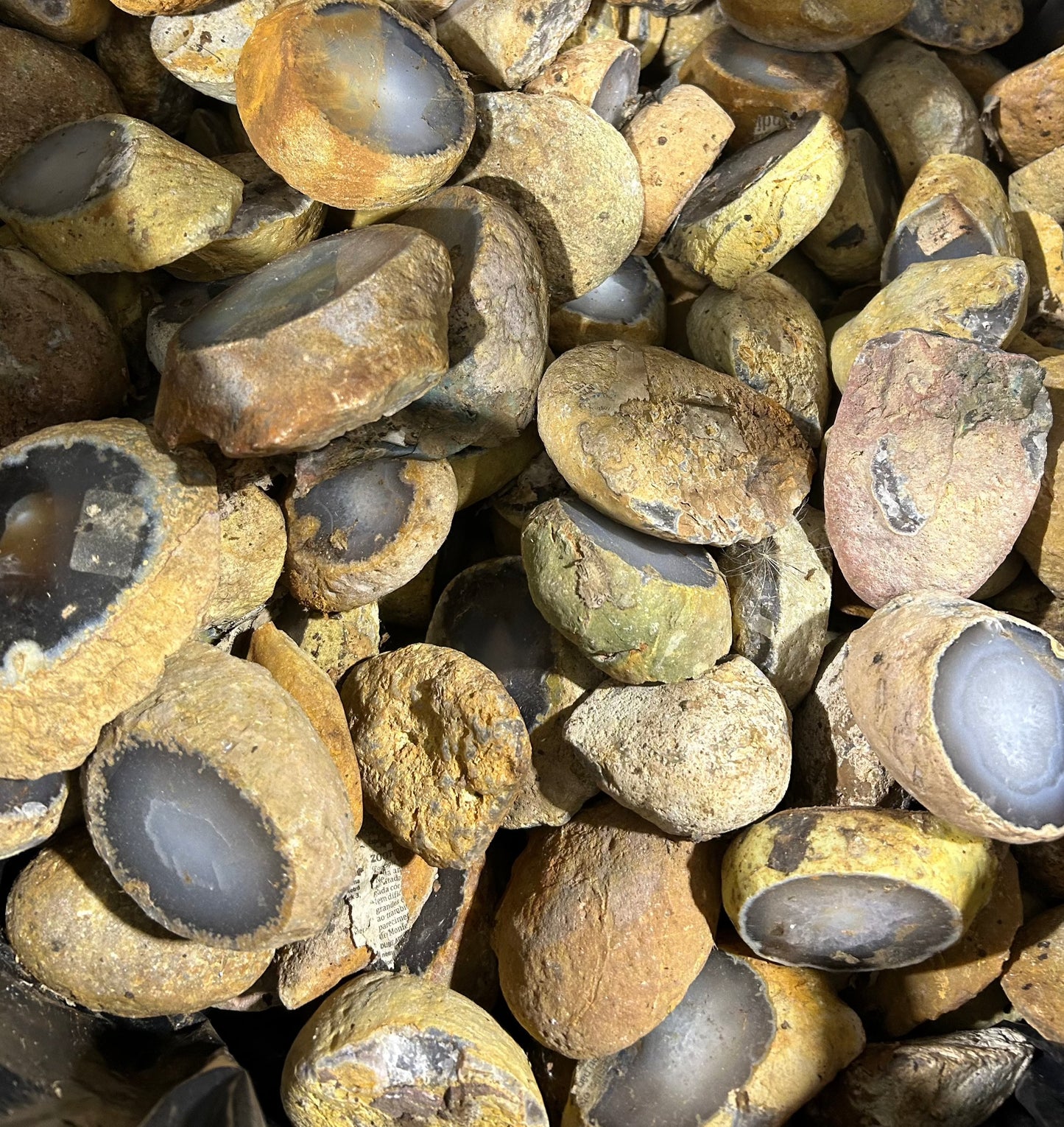 Polished Face Agates 10pc Lot (Various)