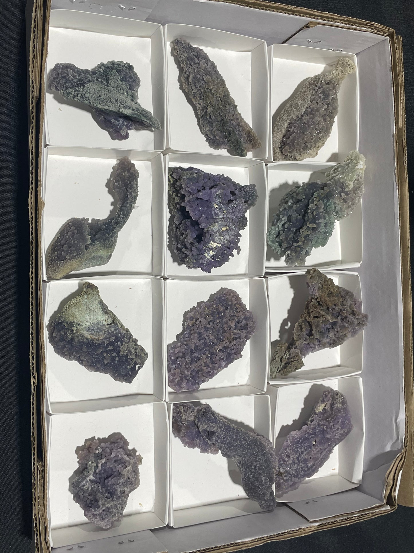 12pc Grape Agate (Flat)