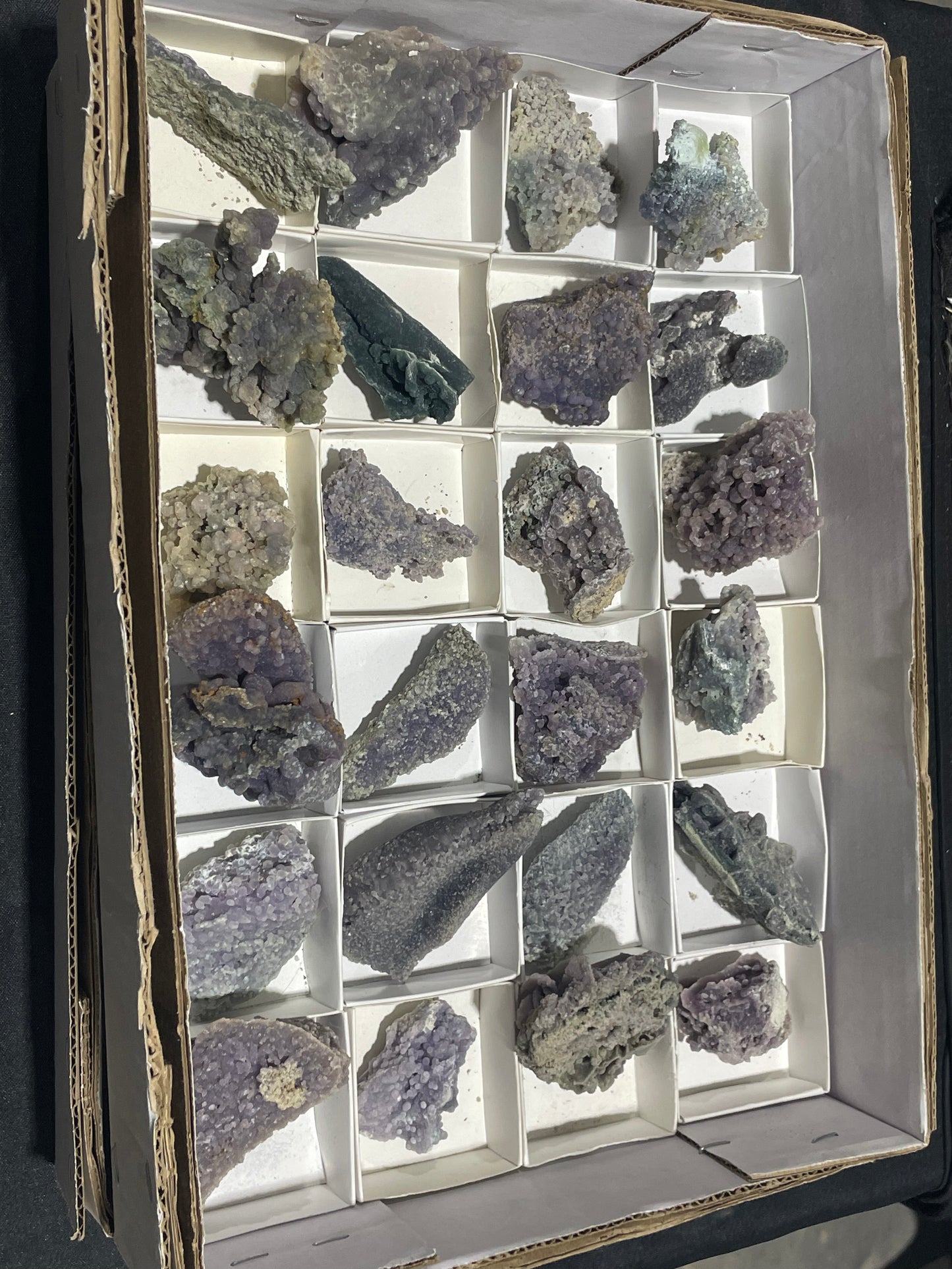 24pc Grape Agate (Flat)