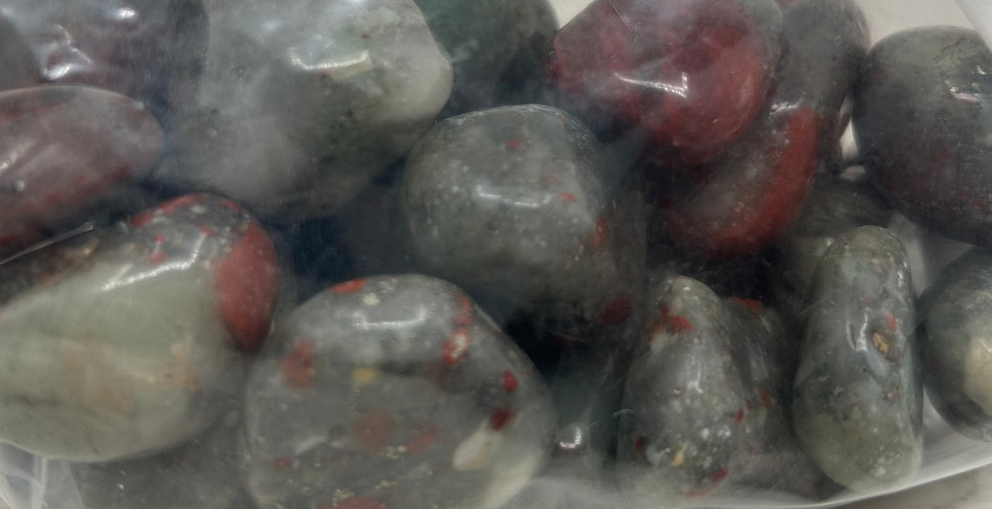 Bloodstone 1lb Tumbled Bag