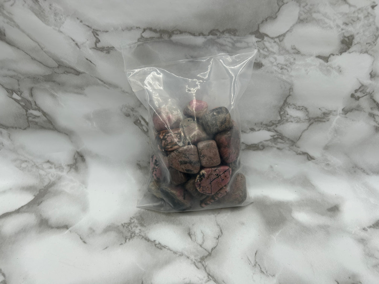 Rhodonite 1lb Tumbled Bag