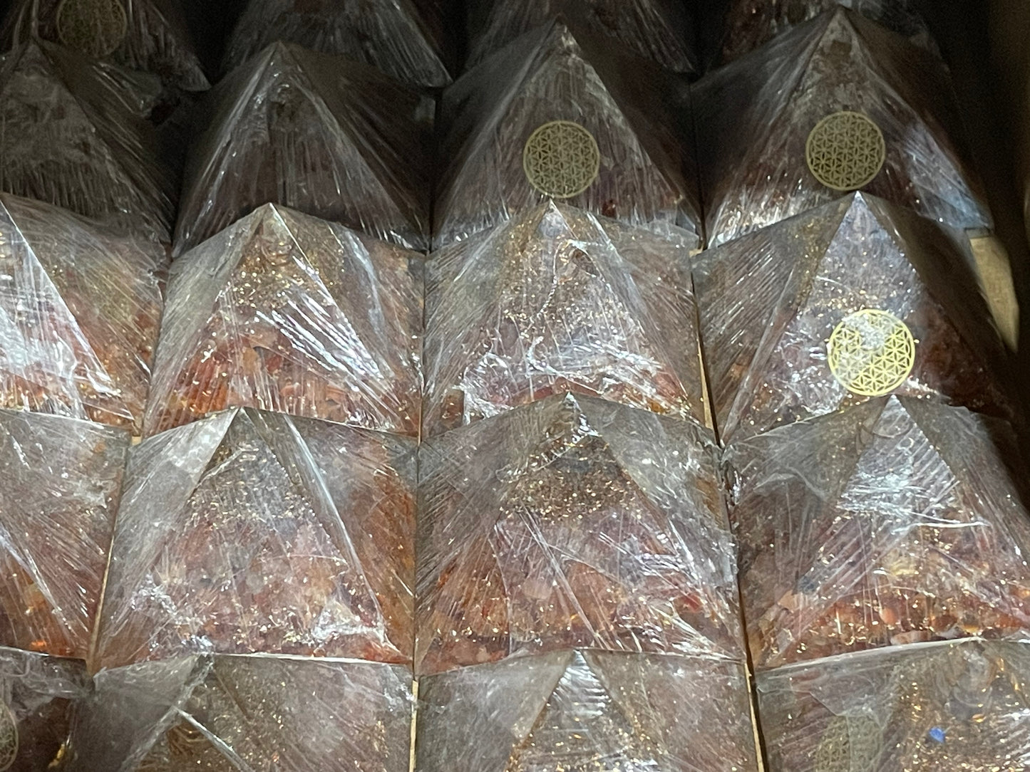 Carnelian Orgonite 10pc Lot