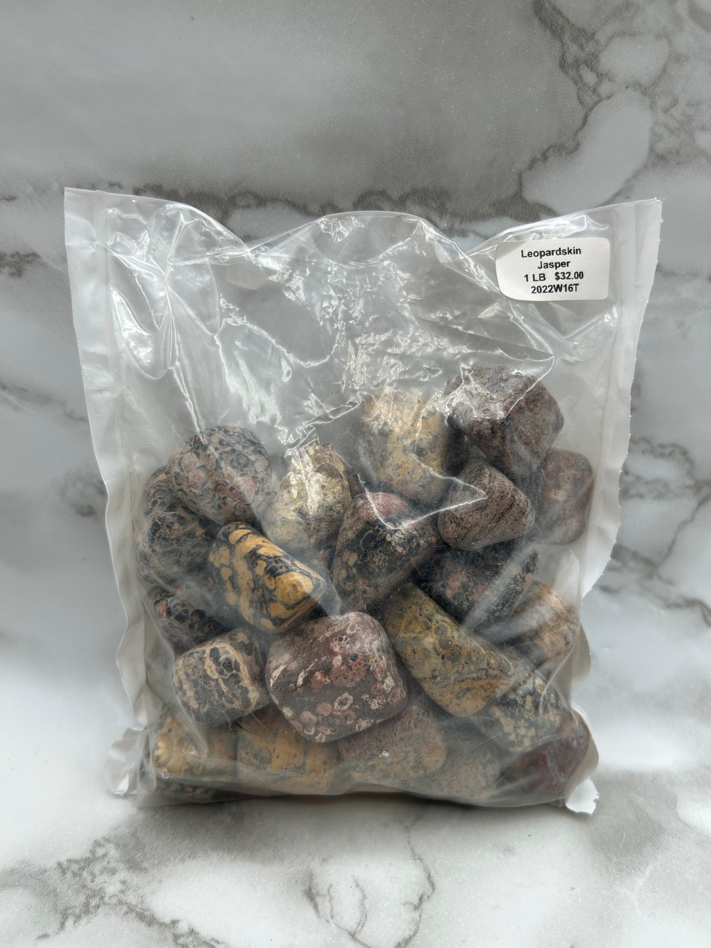 Leopard Skin Jasper 1lb Tumbled Bag