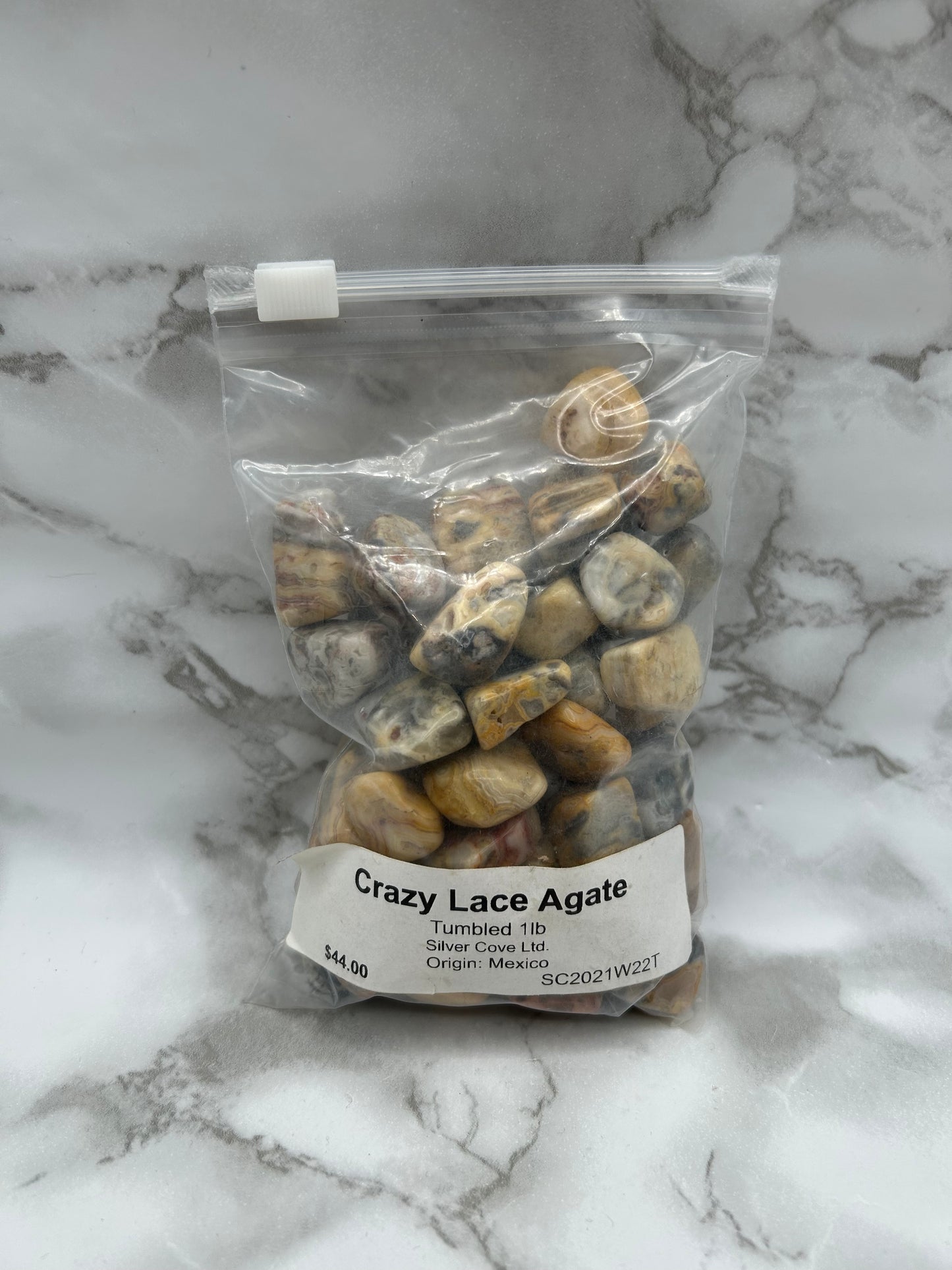 Crazy Lace Agate 1lb Tumbled Bag