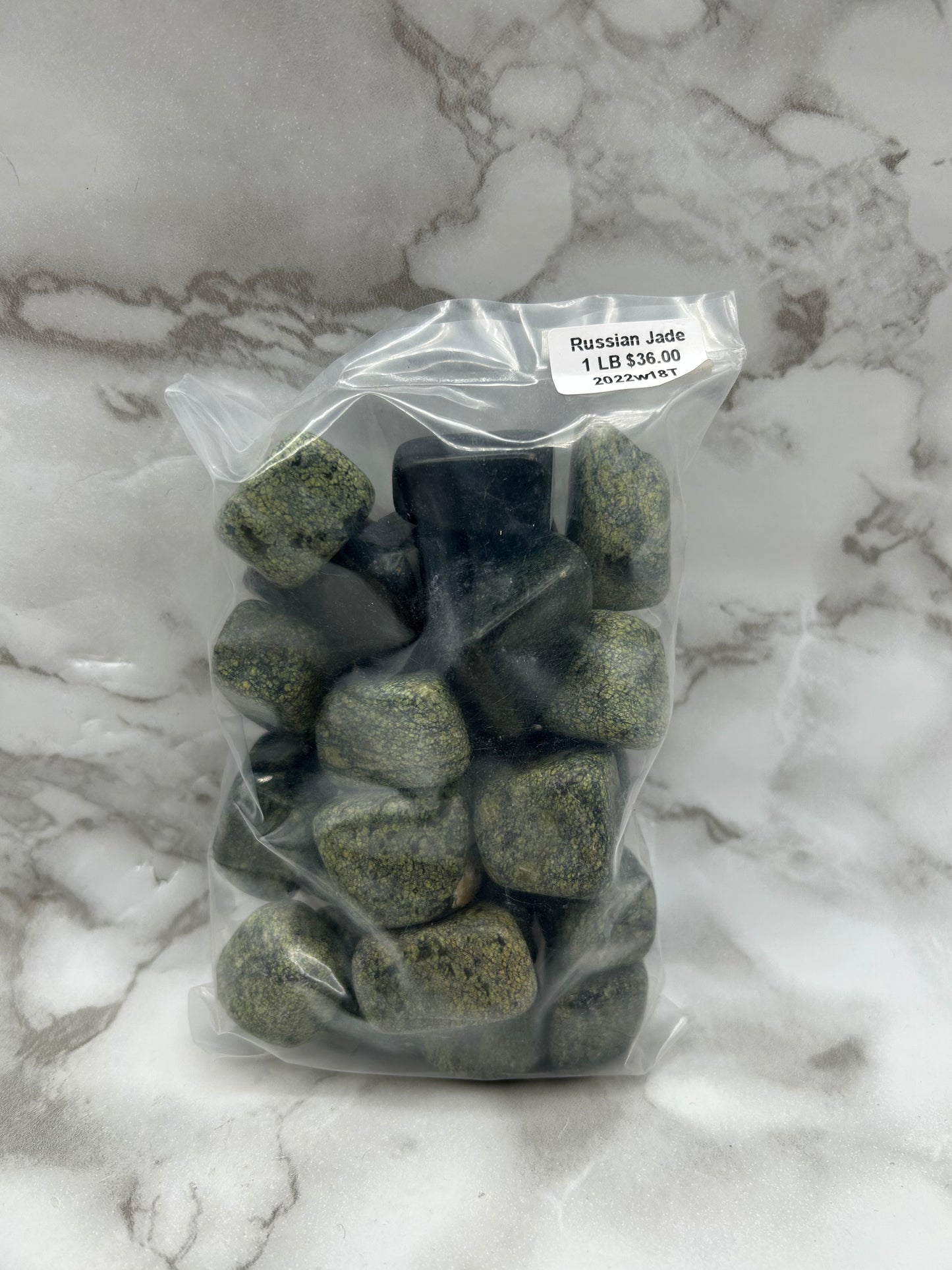 Russian Jade 1lb Tumbled Bag