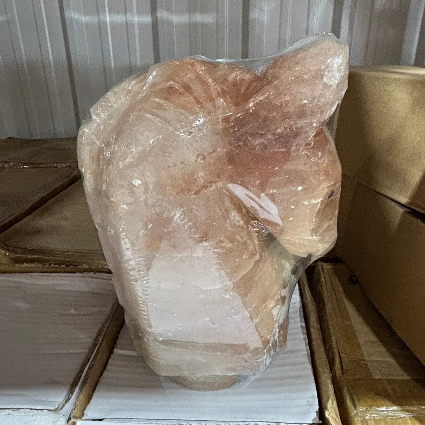 Horse Carved Salt Lamp (4pc Case)
