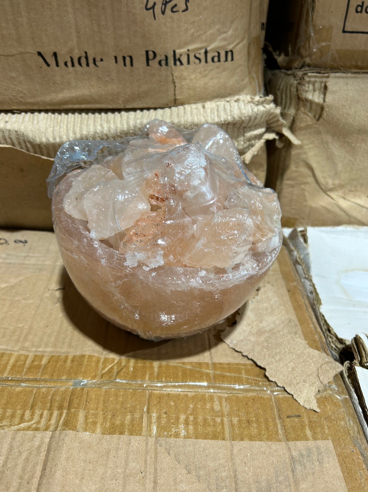 7" Bowl Salt Lamp (4pc Case)
