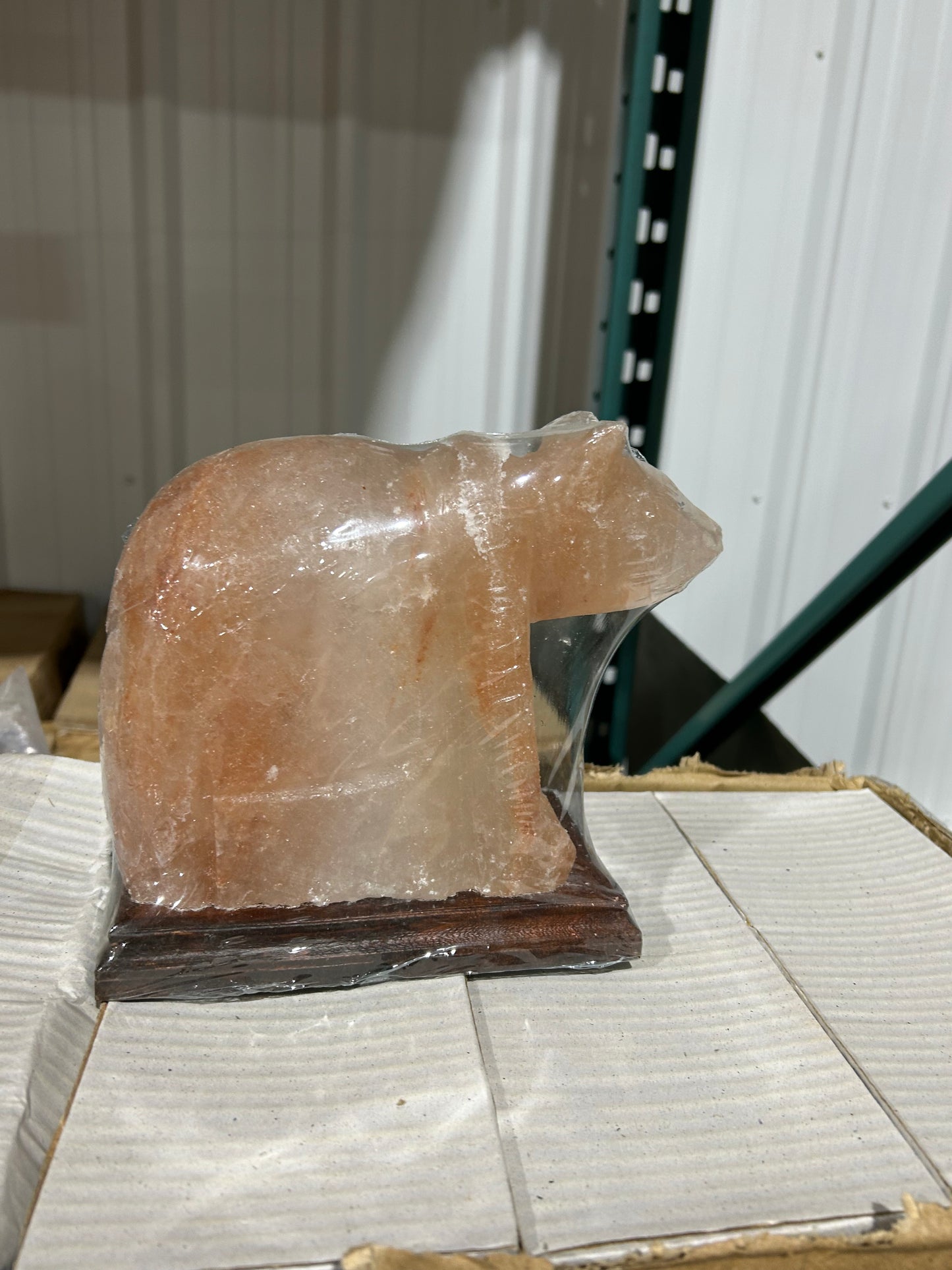 Bear Carved Salt Lamp (4pc Case)