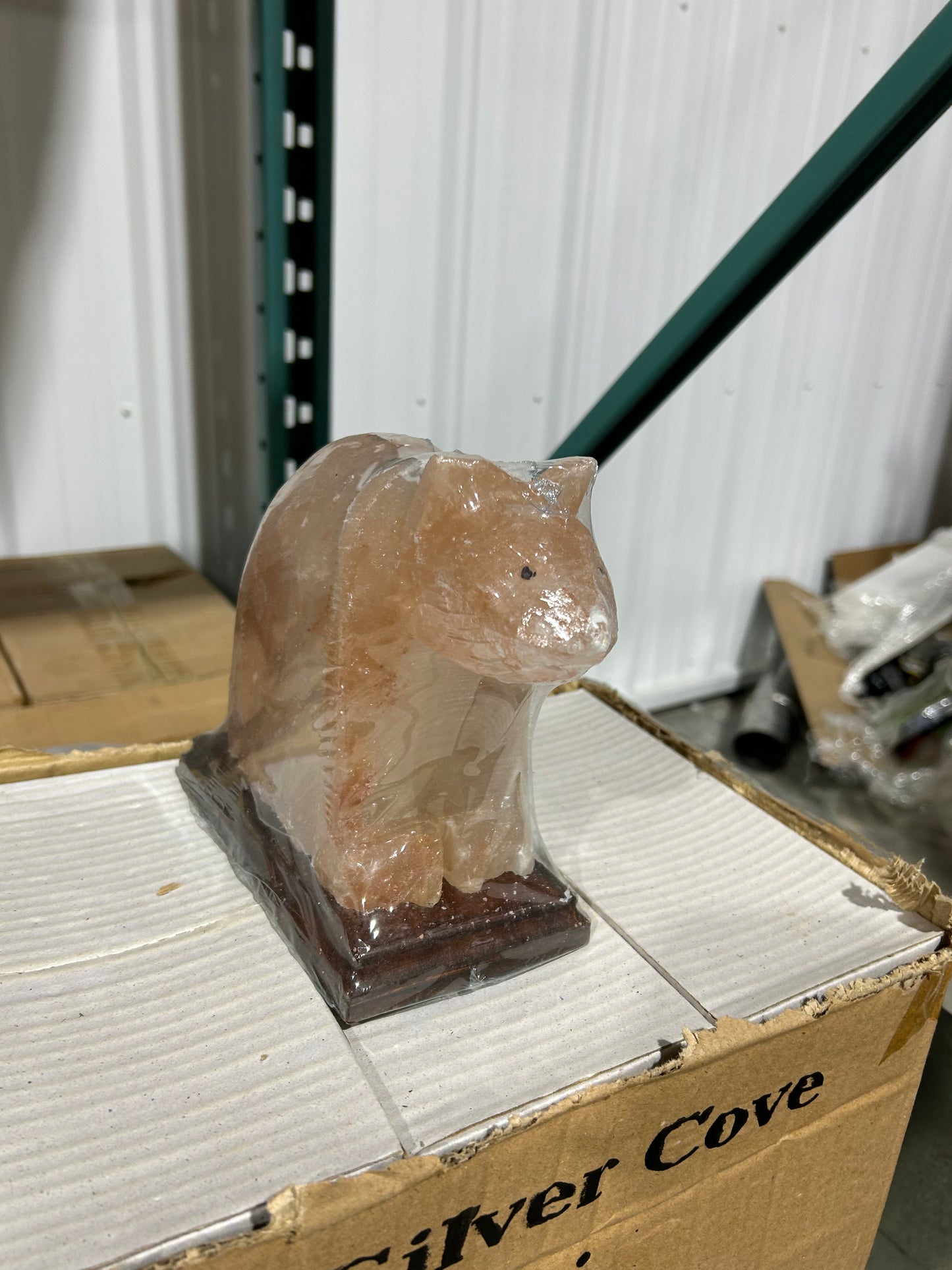 Bear Carved Salt Lamp (4pc Case)