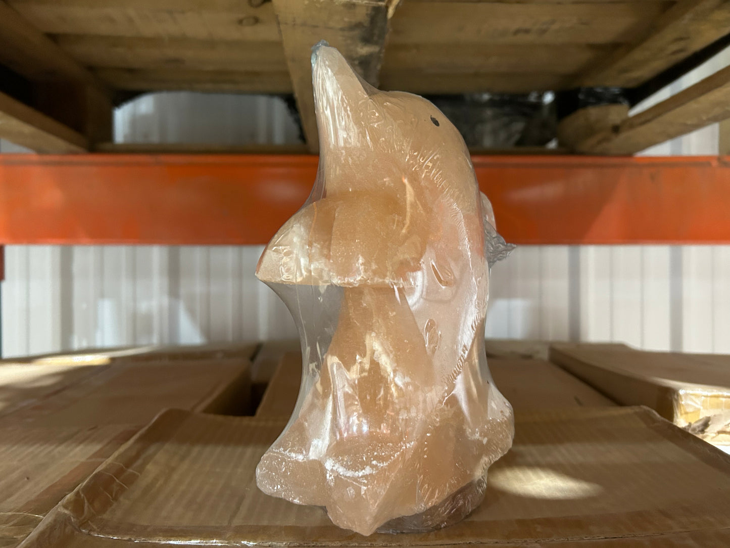 Dolphin Carved Salt Lamp (4pc Case)