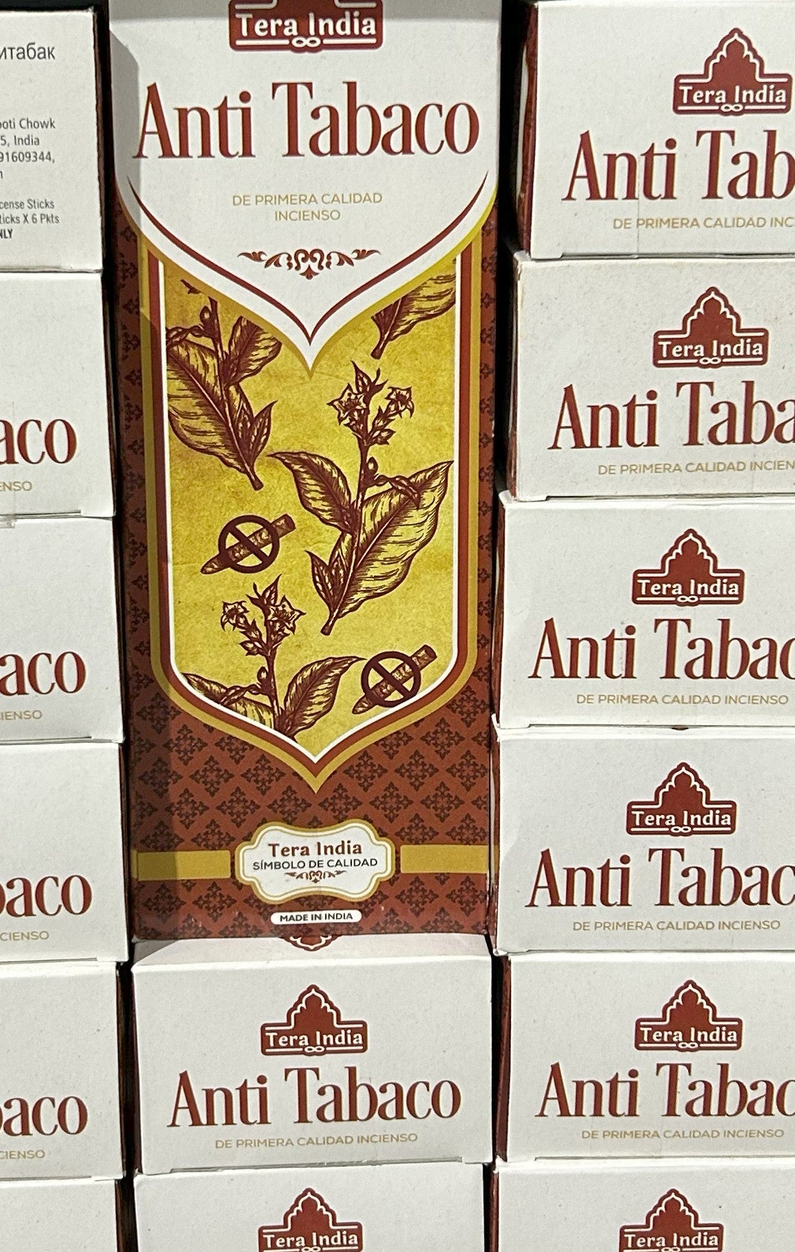 Anti Tabaco Incense - Case (6 Boxes per Case)