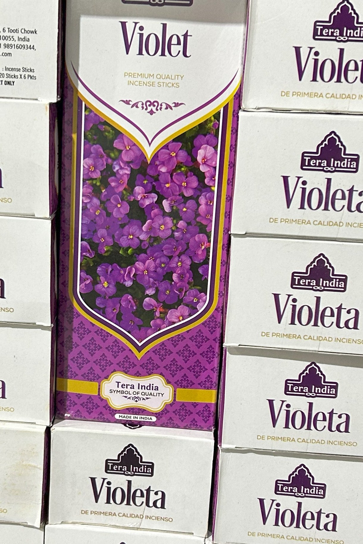 Sweet Violet Incense - Case (6 Boxes per Case)