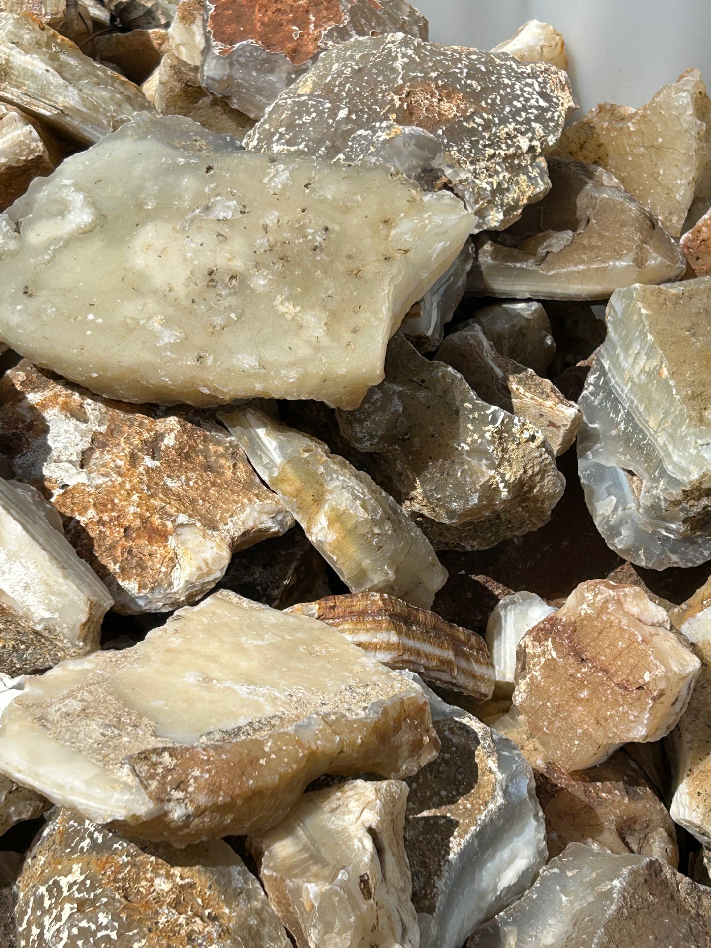 White Agate (10lb Lot)