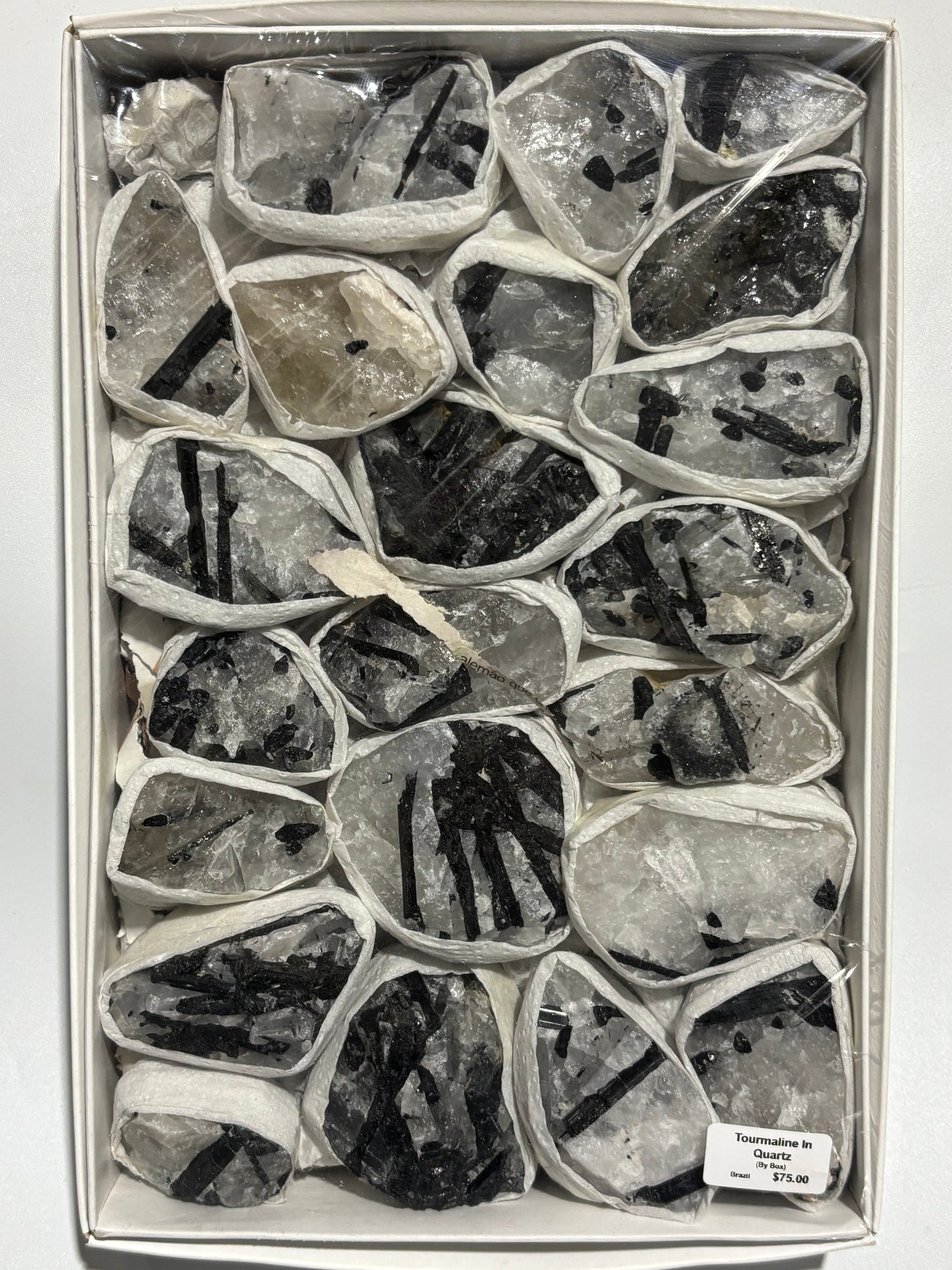 CONTACT FOR DISCOUNT - Tourmaline in Quartz