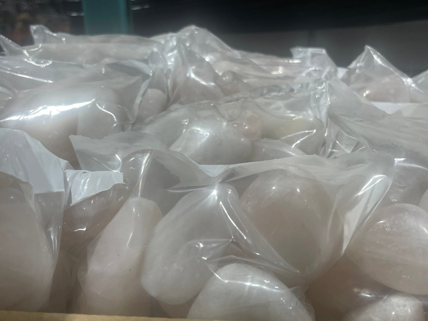 Large Tumbled Rose Quartz 2lb Bag