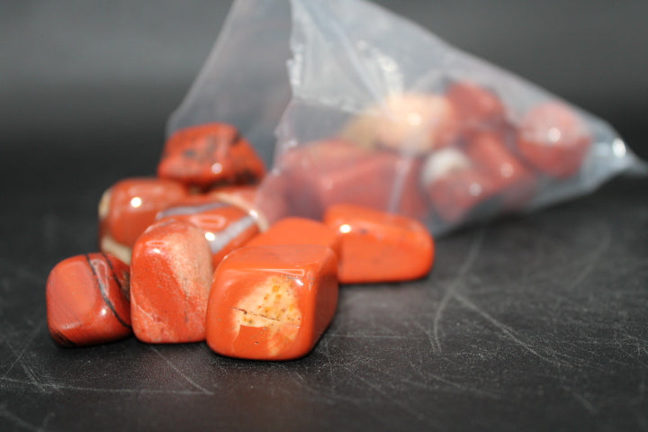 Red Jasper 1lb Tumbled Bag