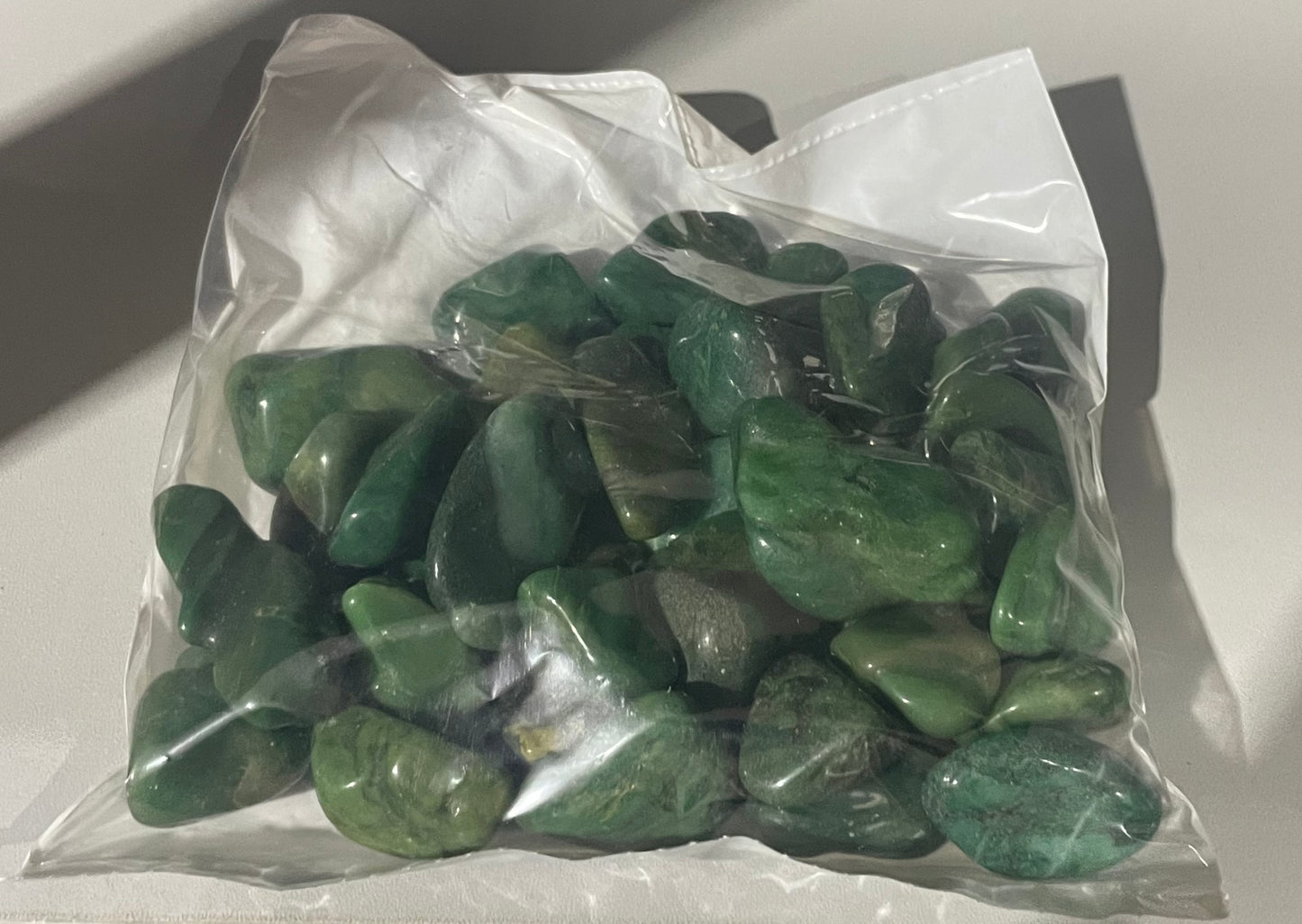 Green Budstone 1lb Tumbled Bag