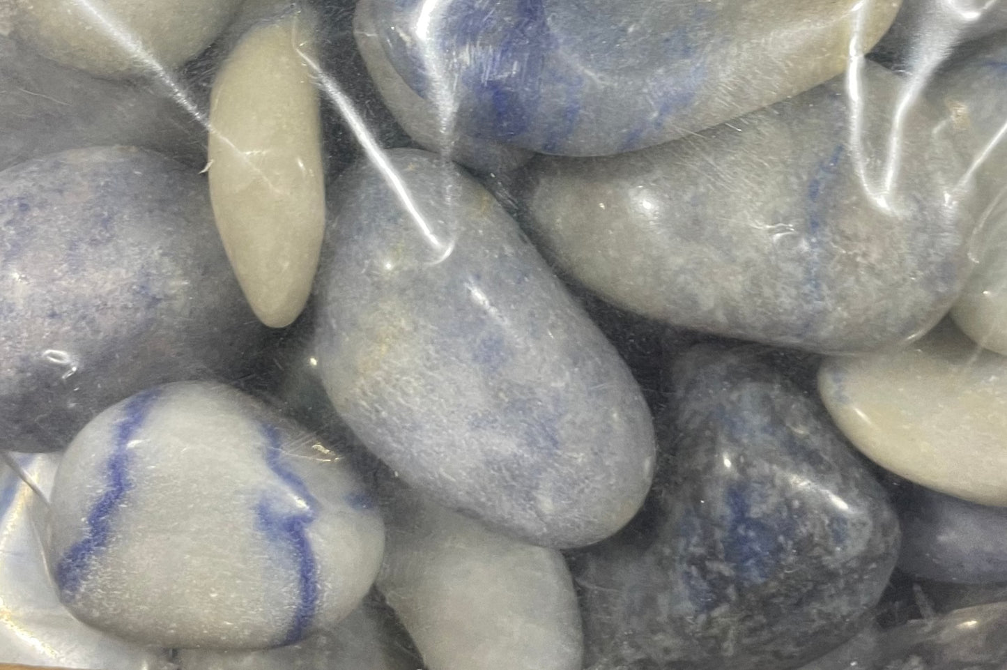 Blue Quartz 2lb Tumbled Bag