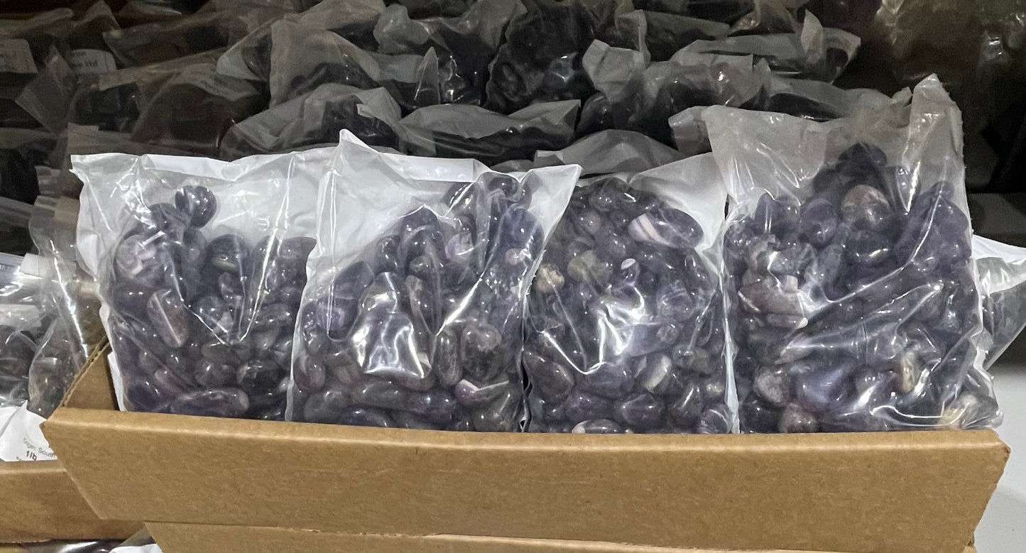 Amethyst 1lb Tumbled Bag