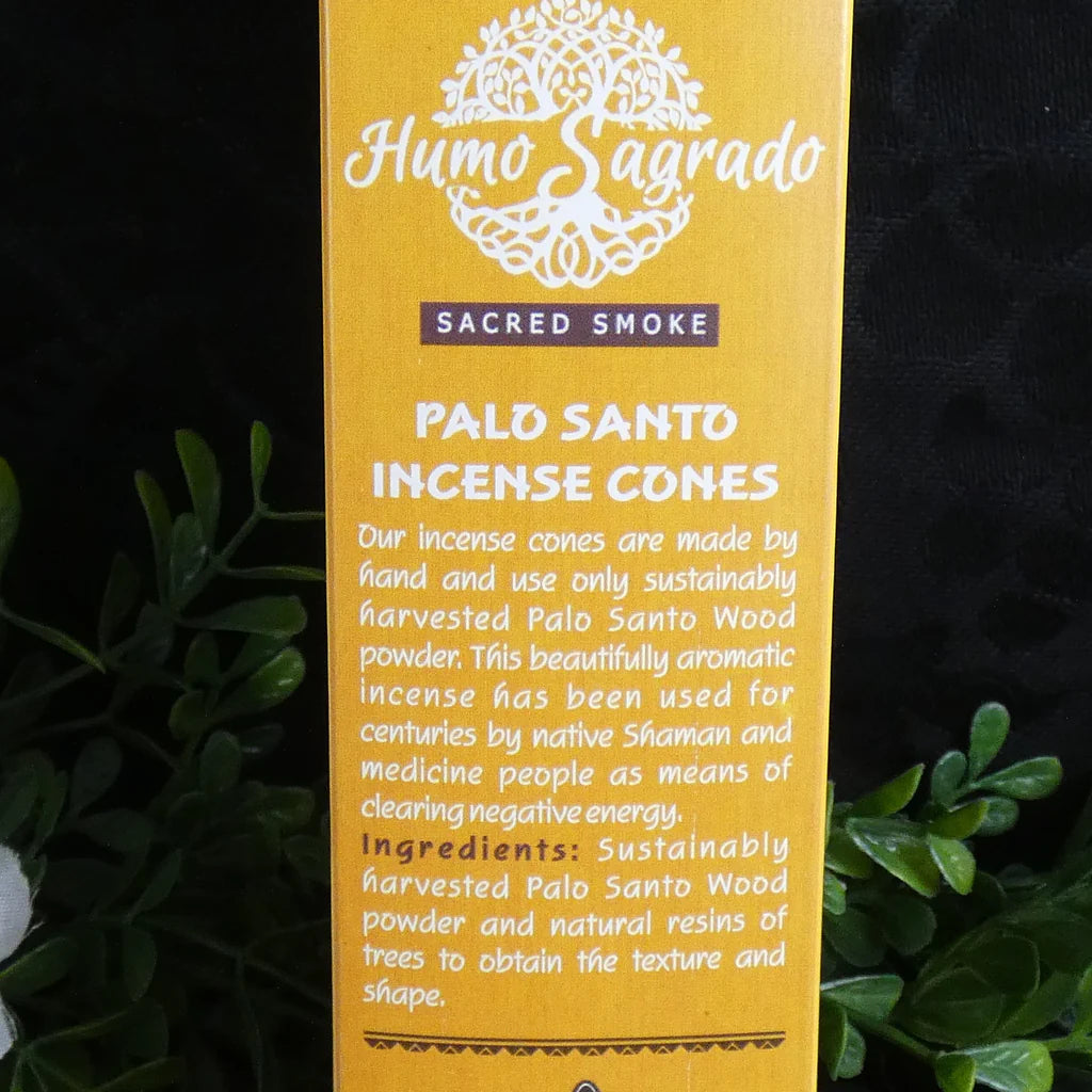 Palo Santo Incense Cones (10 Cones)