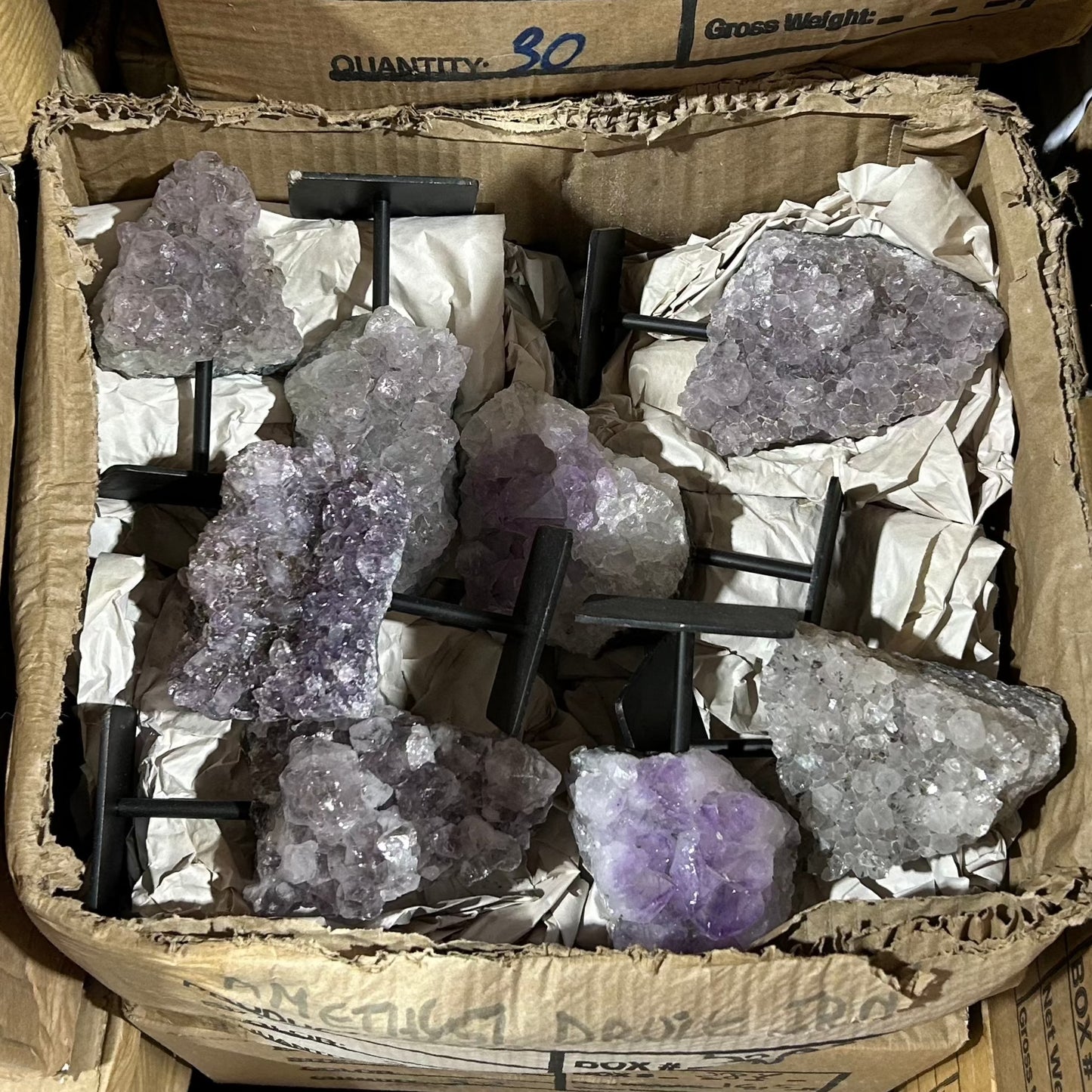 Amethyst on Iron Stand (Case)