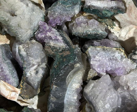 C-Grade Amethyst Clusters (Case)