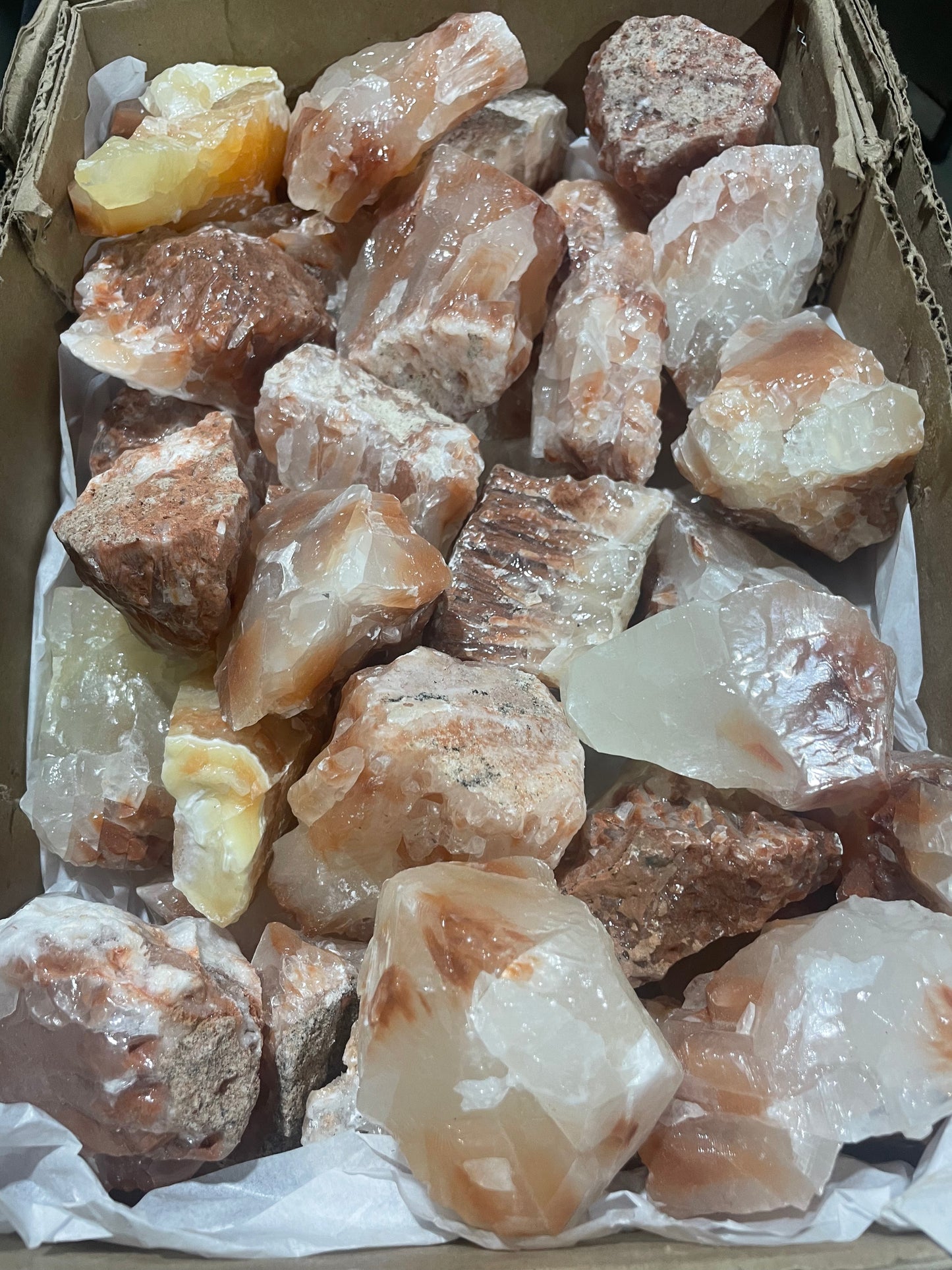 Red Calcite (10lb Lot)