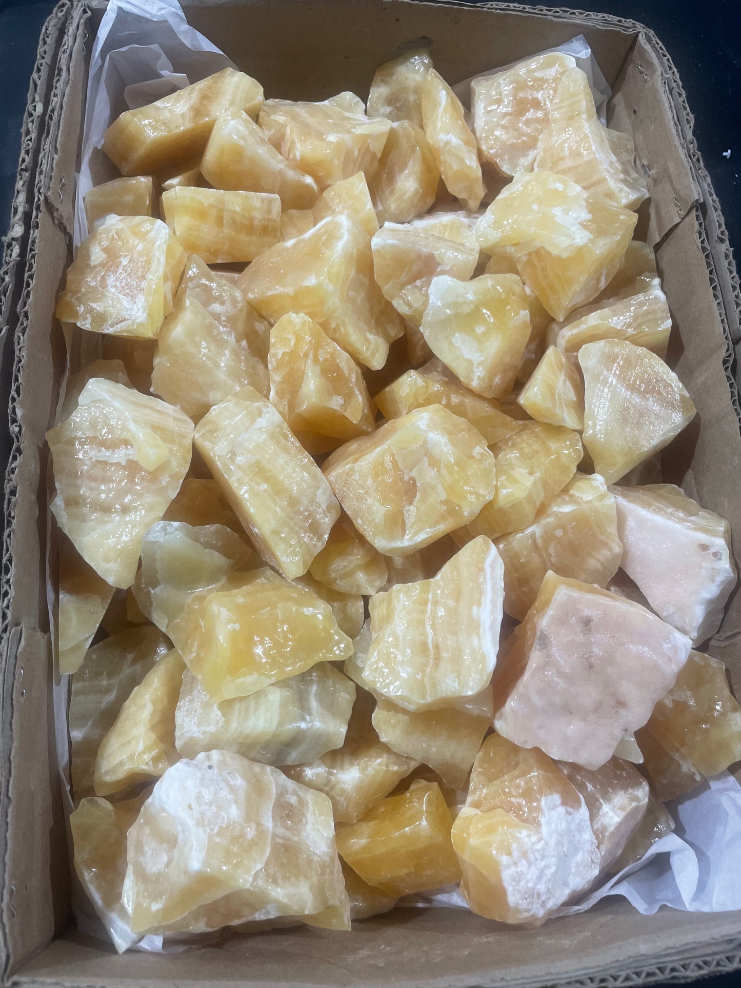 Yellow Calcite (10lb Lot)