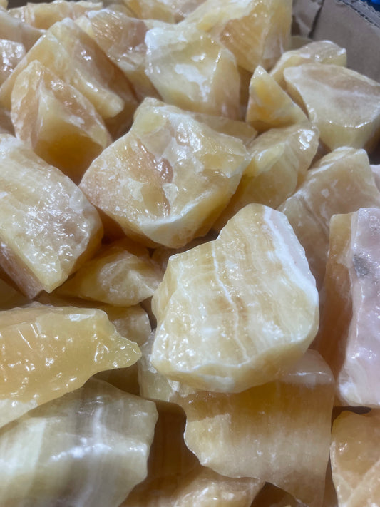 Yellow Calcite (10lb Lot)