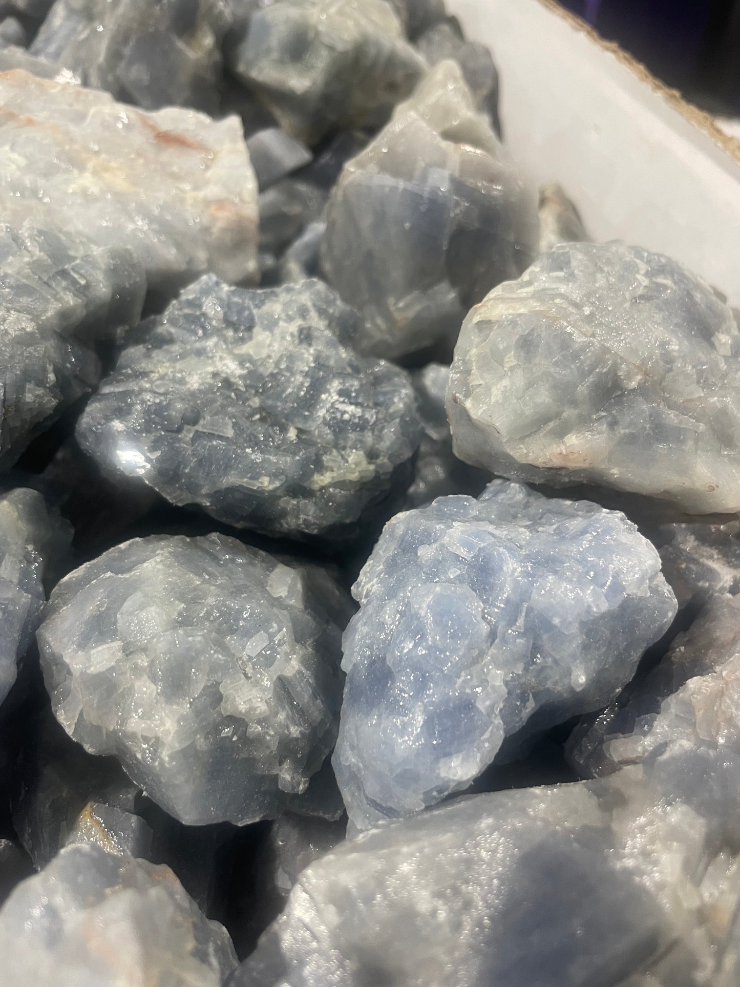 Blue Calcite (10lb Lot)