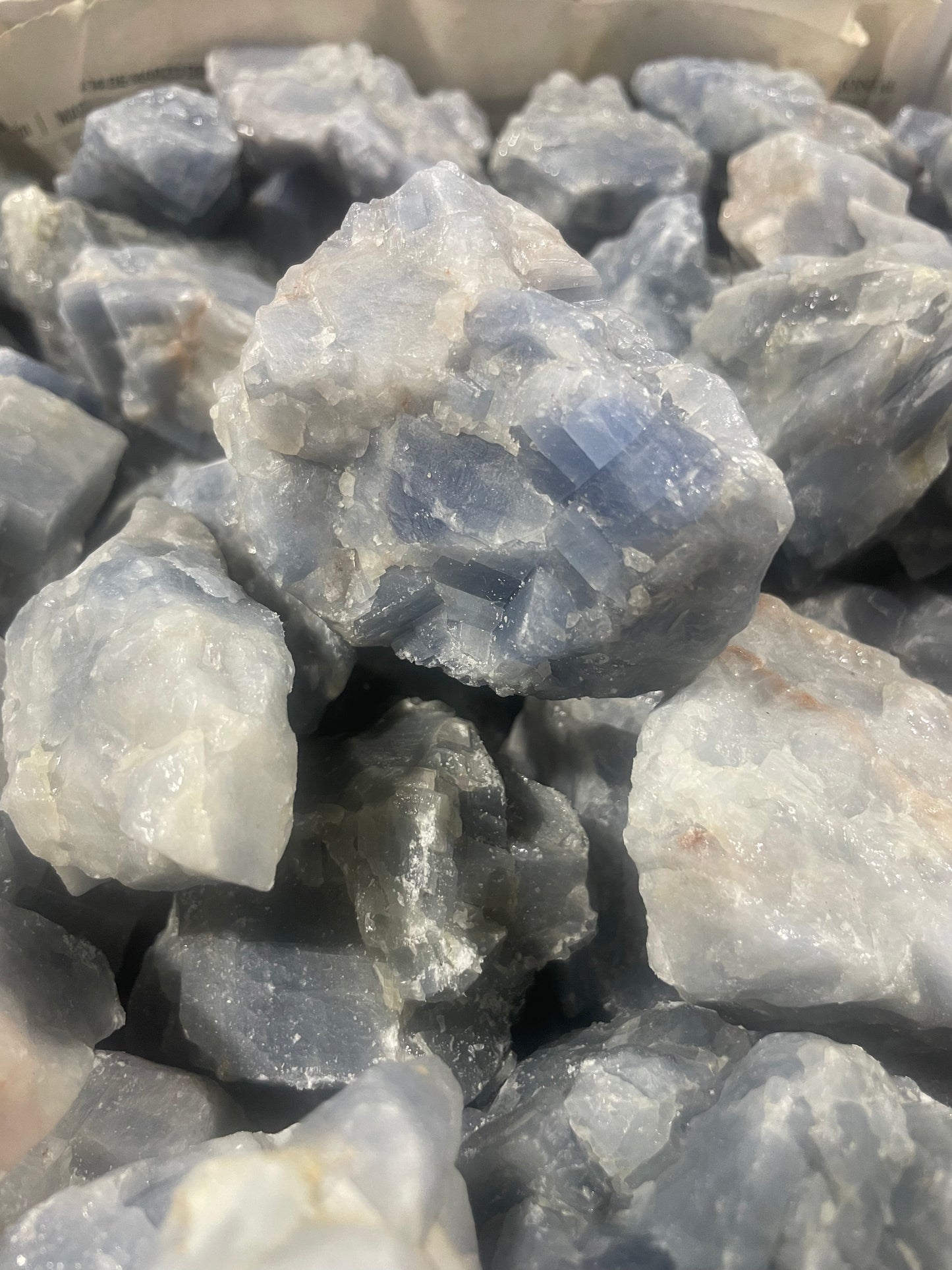 Blue Calcite (10lb Lot)