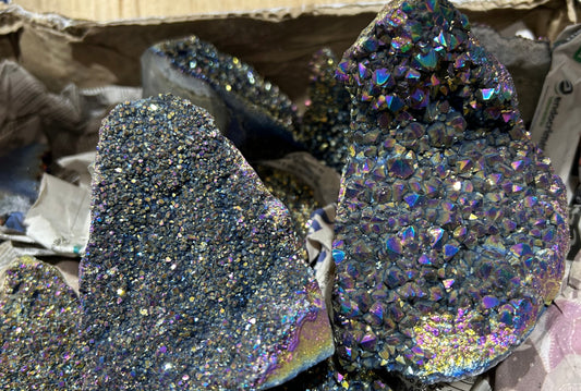Electroplated Titanium Quartz Cut Base (Case)