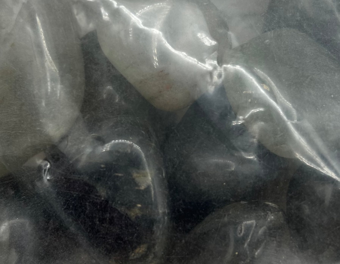 Chlorite in Quartz 1lb Tumbled Bag