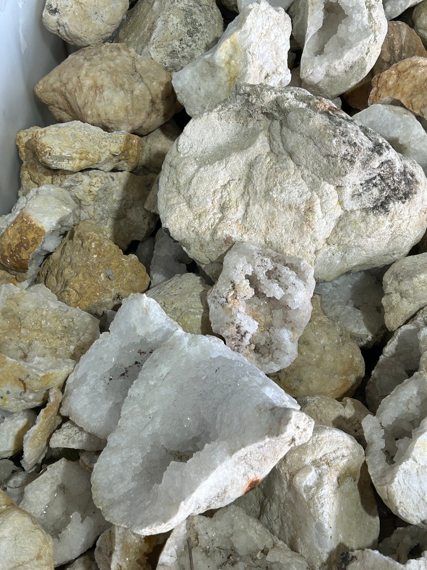 Lg/Xl Quartz Geodes (20lb Lot)