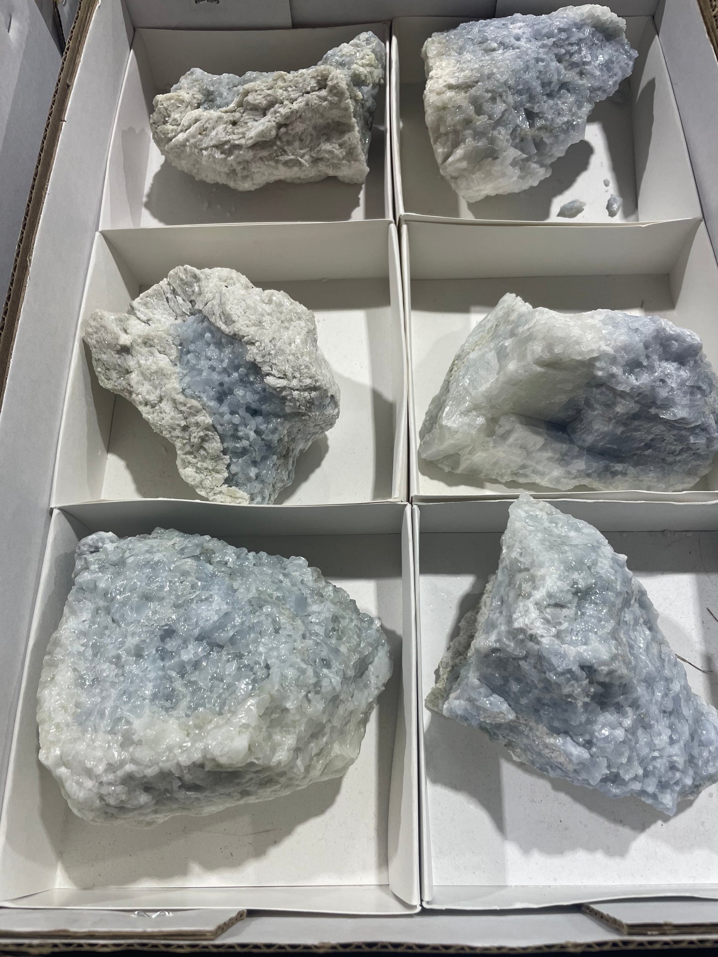 Canadian Blue Calcite (Flat)