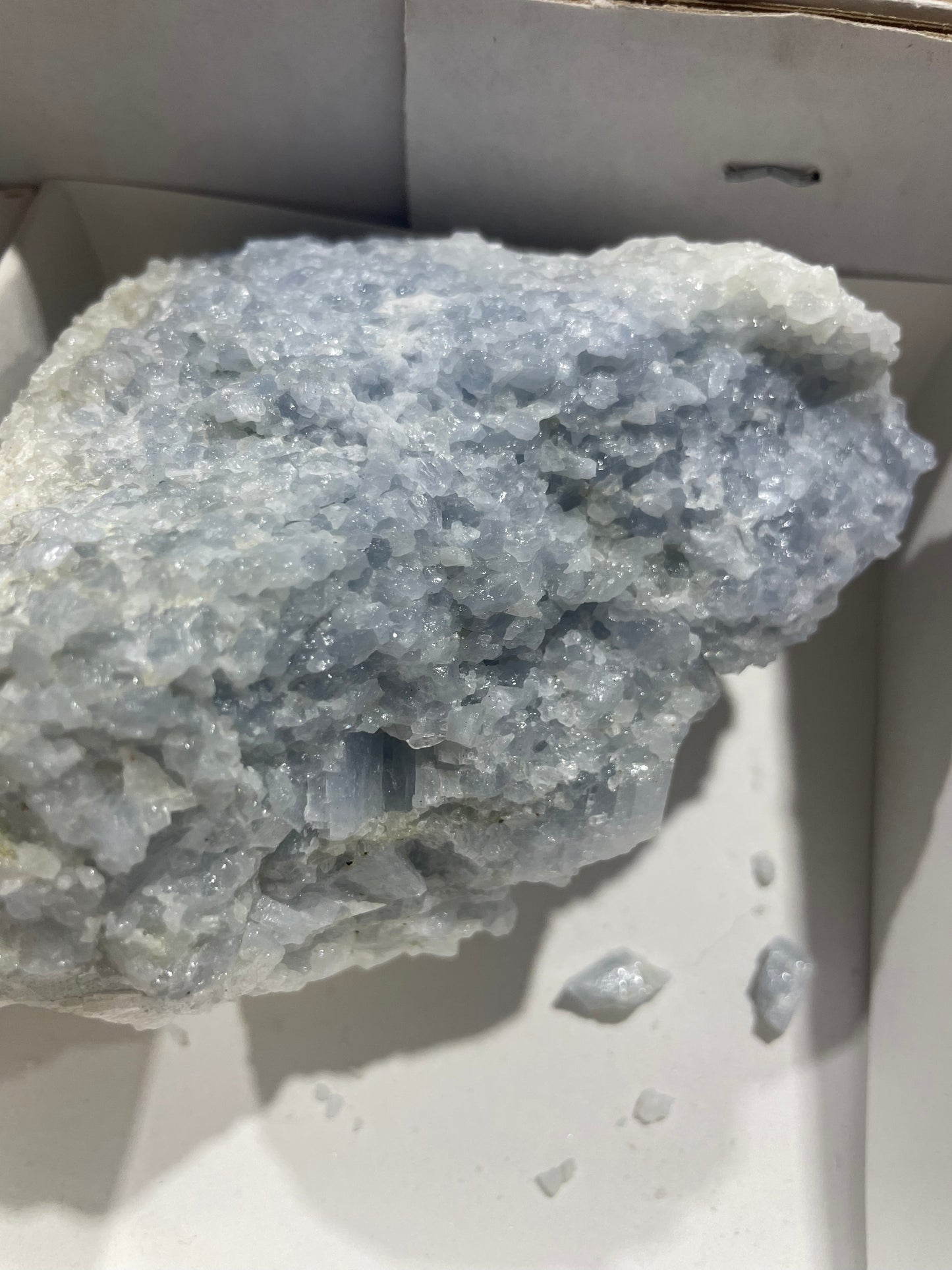 Canadian Blue Calcite (Flat)