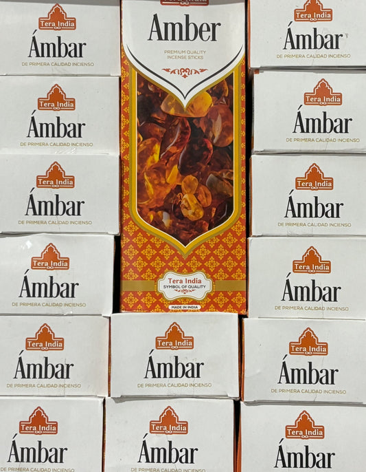 Amber Incense - Case (6 Boxes per Case)
