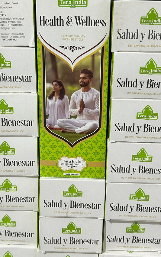 Health & Wellness Incense - Case (6 Boxes per Case)