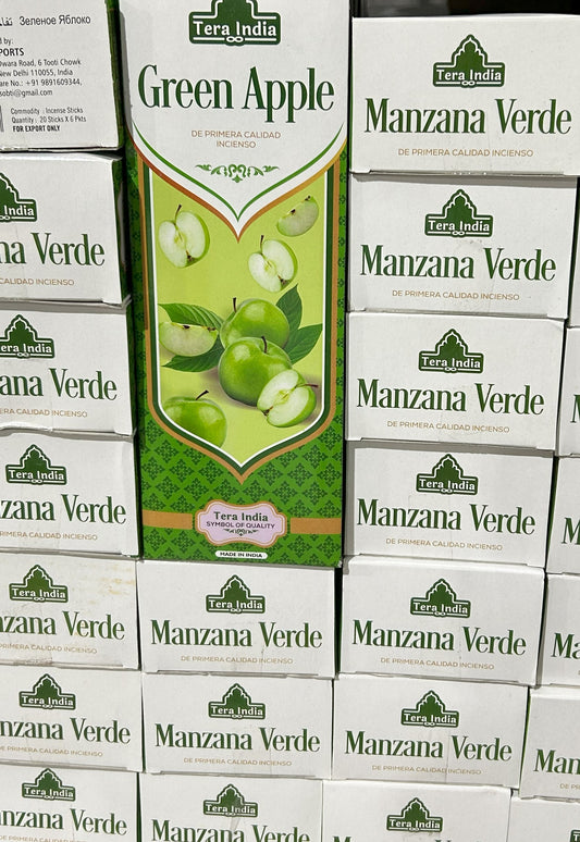Green Apple Incense - Case (6 Boxes per Case)