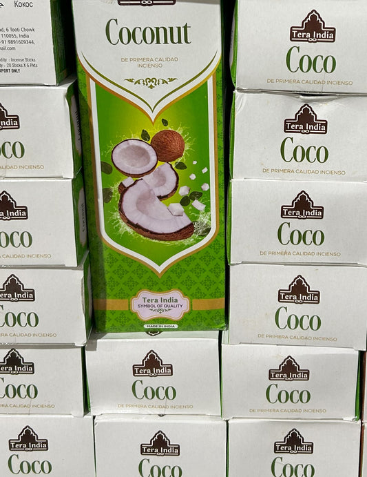 Coconut Incense - Case (6 Boxes per Case)
