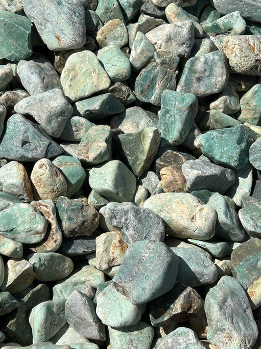 River Tumbled Prase (10lb Lot)